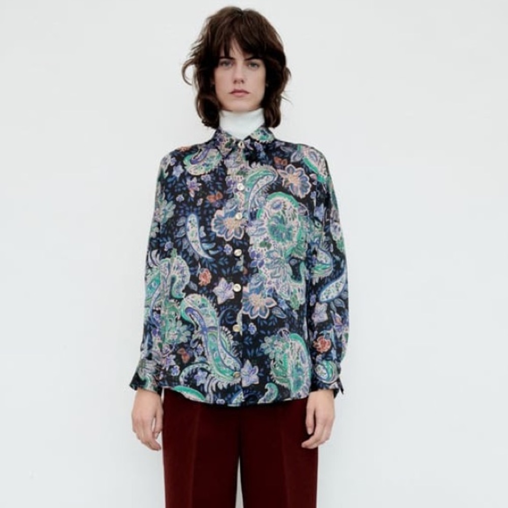 ZARA Satin Top